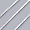 Silver Color Plated Brass Necklaces X-SW023-S-3