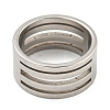 201 Stainless Steel Rings RJEW-A034-10P-1-2