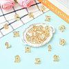 26Pcs Letter A~Z Alloy Lapel Pin Backs JEWB-CJZ0001-03KCG-5