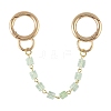 Glass Link Bag Extender Chains HJEW-YW00101-02-1