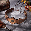 PU Leather & Alloy Headbands Hair Accessories for Women Girls OHAR-WH20009-02B-01-3