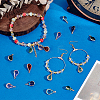 16Pcs 8 Colors Glass Gourd Pendants KK-PH0013-31-2