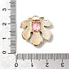 Brass Micro Pave Cubic Zirconia Pendants KK-A277-04G-01-3