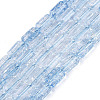 Crackle Transparent Glass Beads Strands GLAA-N068-05A-03-1