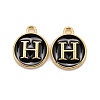 Golden Plated Alloy Charms ENAM-S118-02H-1