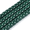 Opaque Glass Beads Strands GLAA-NH0002-B12-1