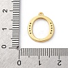 Rack Plating Brass Micro Pave Cubic Zirconia Pendant KK-H449-76G-16-4