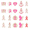 50Pcs 10 Styles Alloy Enamel Pendants ENAM-TA0003-90-2