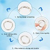 Zinc Alloy Spring Gate Rings FIND-SP0001-08C-6