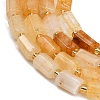 Natural Yellow Hematoid Quartz/Golden Healer Quartz Beads Strands GG-CBA5B6F-E03-01-3