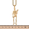 201 Stainless Steel Skeleton Pendant Necklaces LS-NJEW-K283-08G-3
