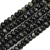 Natural Black Spot Jasper Beads Strands G-L647-D06-4x6mm-2
