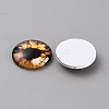 Glass Cabochons LS-GLAA-WH0033-75H-07-2