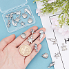 20Pcs 5 Style 201 & 304 Stainless Steel Charms STAS-UN0029-47-2