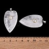 Natural Quartz Crystal Rock Crystal Pendants G-Q601-47I-3