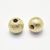 Long-Lasting Plated Brass Textured Beads KK-K193-C-111G-NF-2