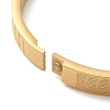 304 Stainless Steel Stripe Textured Hinged Bangles for Women LS-BJEW-E099-04G-02-3