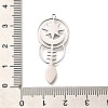 304 Stainless Steel Pendants STAS-B083-07P-3