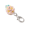 Resin & Glass Beaded Pendant Decorations HJEW-MZ00168-6