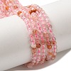 Natural Cherry Blossom Agate Beads Strands G-B090-A15-02-1