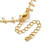 Brass Cable Chain Necklace Making KK-K337-12G-05-3