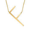 201 Stainless Steel Initial Pendants Necklaces NJEW-S069-JN004D-F-1