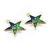 Alloy Enamel Pendants LS-PALLOY-T075-71G-RS-3
