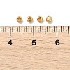 SHEGRACE Brass Textured Round Beads XGRPCU075-296G-3