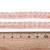 Crackle Transparent Glass Beads Strands GLAA-N069-03A-06-4