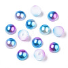 Imitation Pearl Acrylic Cabochons OACR-R063-8mm-01-2