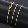 1MM Brass Round Snake Chain Necklaces for Women KK-CBA4FD4-06G-3