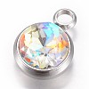 Glass Charms GLAA-G019-P05-2