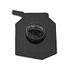 Black Alloy Brooches JEWB-I030-02A-2