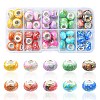 60pcs 10 Colors Opaque Resin European Beads RPDL-YW0001-03-1