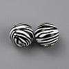 Printed Wood Beads WOOD-SZC0001-07B-1