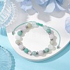 Gemstone Braided Bead Bracelets for Women Girl BJEW-JB11140-2