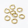 Brass Open Jump Rings KK-P096-08-D-1