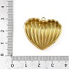 304 Stainless Steel Pendants STAS-B092-08A-G-3