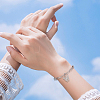 4Pcs 2 Styles Alloy Multi-strand Bracelets for Women BJEW-SC0001-59-4
