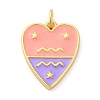 Brass Enamel Pendants LS-KK-Z077-01G-08-1