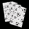 15Pcs Football Pattern Paper Bakery Bags ABAG-TA0002-32B-4