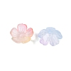 Transparent Plastic Bead Caps KY-Q005-02A-M01-3