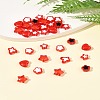 200Pcs 6 Styles Transparent & Opaque Acrylic Beads TACR-FS0001-54F-10