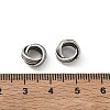 Brass European Beads KK-CBADC51-12AS-2