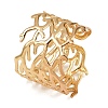 304 Stainless Steel Cuff Bangles for Women BJEW-G757-02G-4