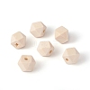 Natural Unfinished Wood Beads WOOD-E010-01B-2