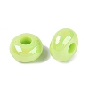 Opaque Acrylic European Beads OACR-E033-19F-2