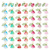  56Pcs 7 Colors Glass & Acrylic Charms FIND-TA0002-90-11