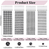 4 Sheets 4 Styles Acrylic Self Adhesive Stickers DIY-GF0014-71D-2