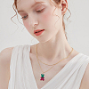 40Pcs 10 Colors Transparent Resin Pendants RESI-CP0001-11-4